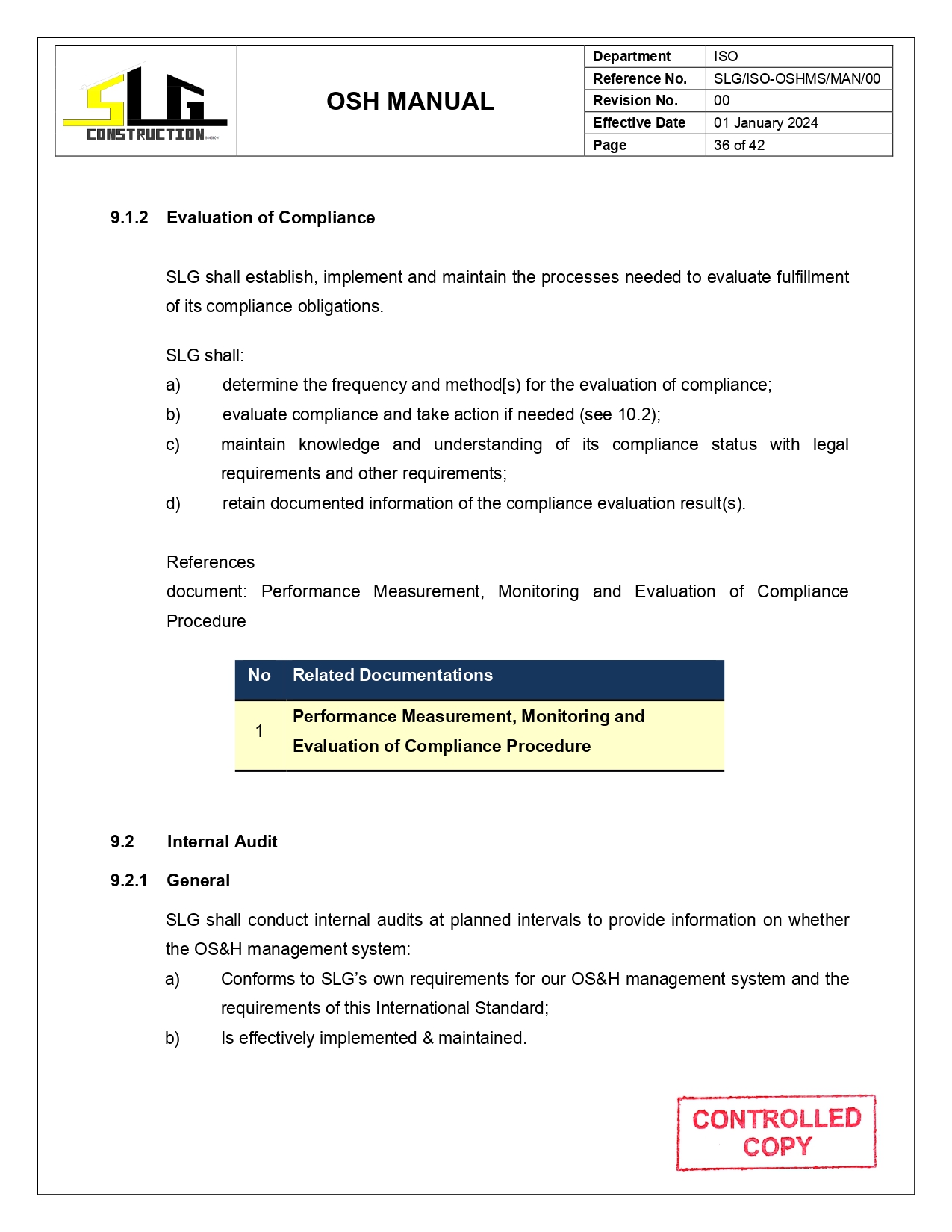 OSH Manual Page 38